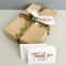 Wrapables 2.1" x 3.5" Thank You Card Inserts, Appreciation Cards for Small Business, Weddings, Bridal & Baby Showers, 120pcs